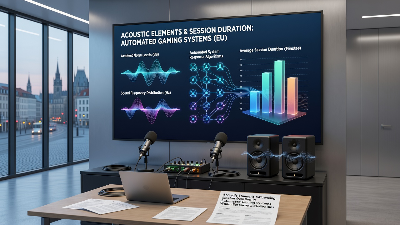 Player session metrics and audio configurations in European gaming