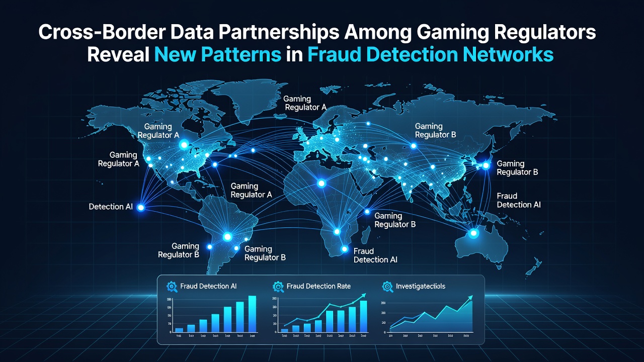 Technical team examining cross-referenced transaction graphs that highlight previously hidden fraud rings operating across gaming jurisdictions