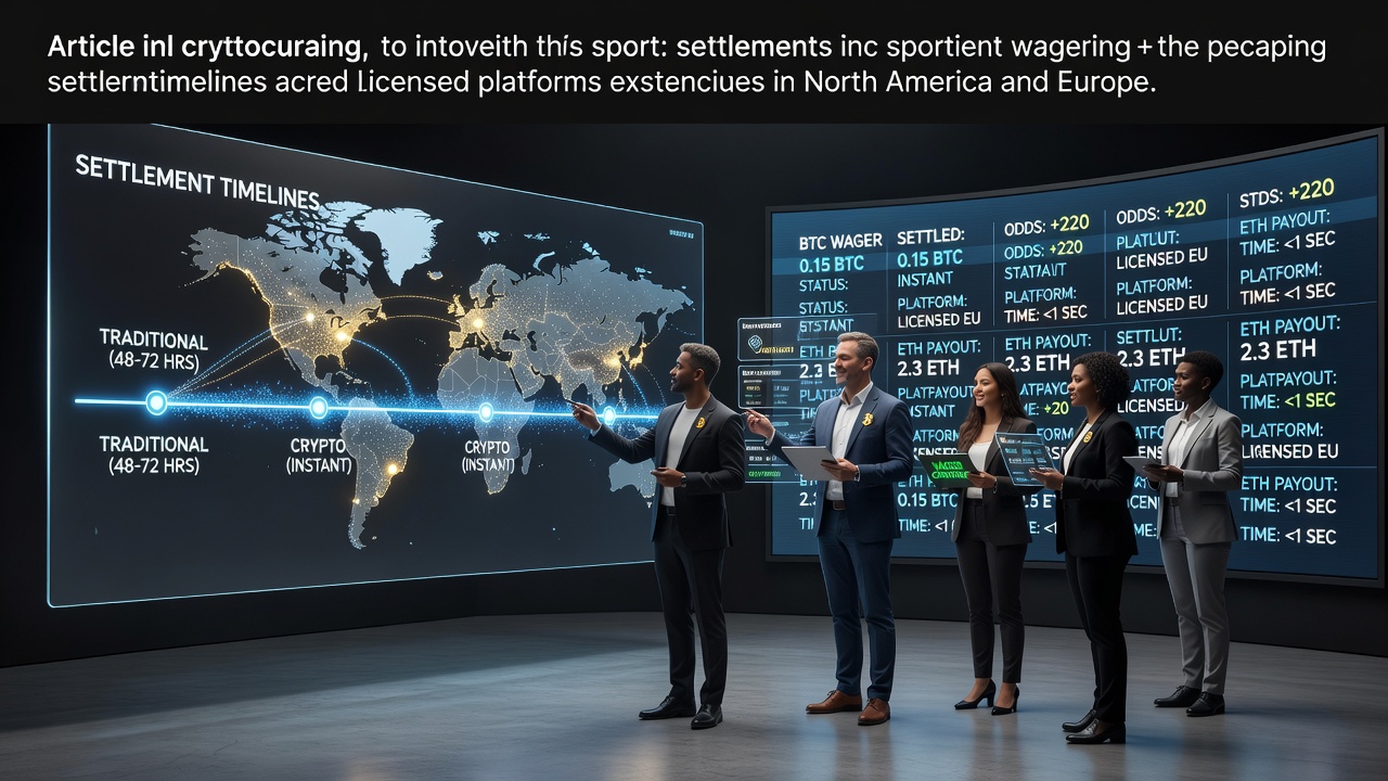 Licensed sports betting platforms displaying cryptocurrency transaction interfaces for rapid settlement processing