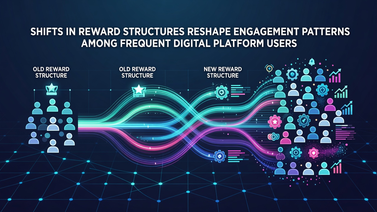 Analytics dashboard displaying engagement trends and reward redemption rates for digital platform users